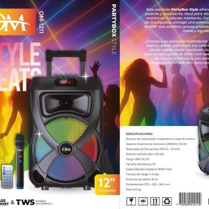 OM1211 – PARLANTE 12 PULGADAS OM 1211