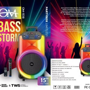 OM1518 – PARLANTE 15 PULGADAS OM1518