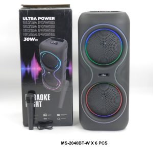 MS2040 – PARLANTE 8 X 2 OM (MS2040) CON 1 MICROFONO