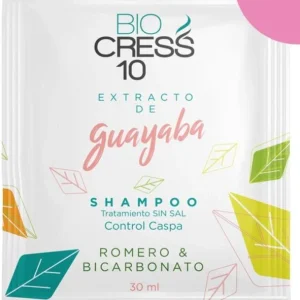 Biocress 10 SHAMPOO GUAYABA CONTROL SACHET * 30ml c/u