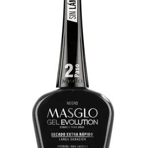 NEGRO - ESMALTE GEL EVOLUTION EFECTO GEL MASGLO 13,5 ML
