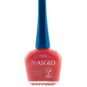 AUDAZ - ESMALTE TRADICIONAL PERLADO MASGLO 13,5 ML - GAMA ROJO