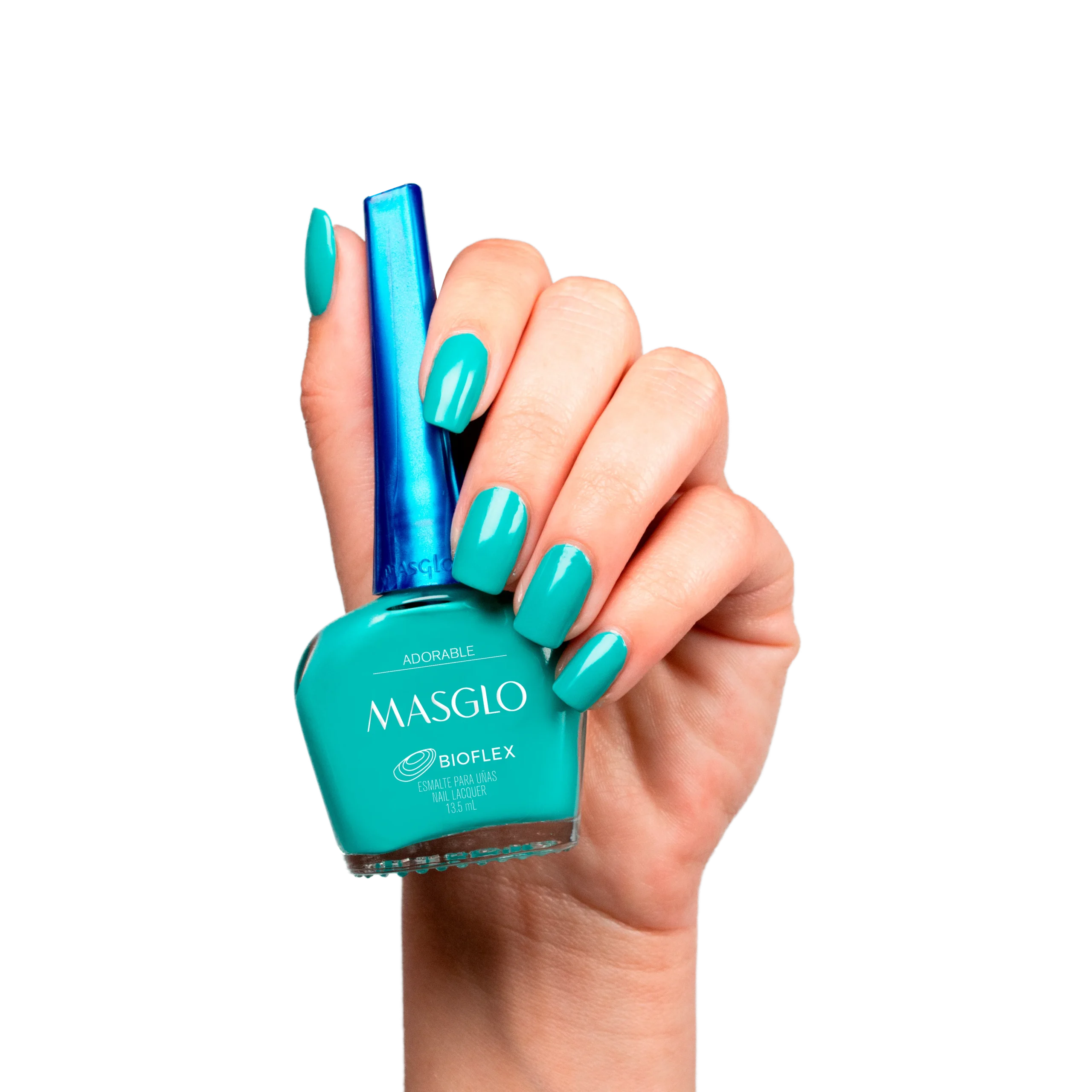 ADORABLE – ESMALTE TRADICIONAL CREMOSO MASGLO 13,5 ML – GAMA VERDE