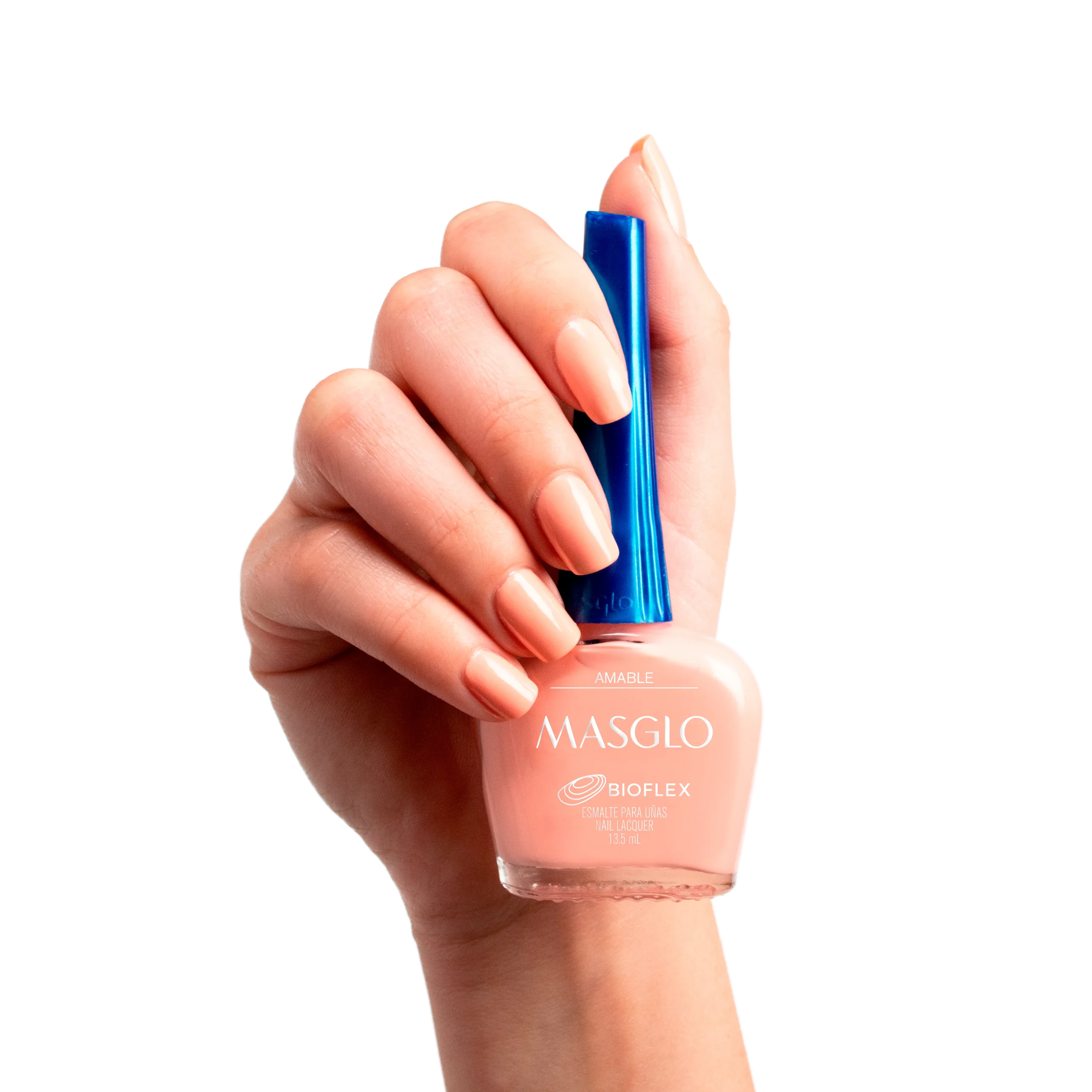 AMABLE – ESMALTE TRADICIONAL CREMOSO MASGLO 13,5 ML – GAMA ROSADO