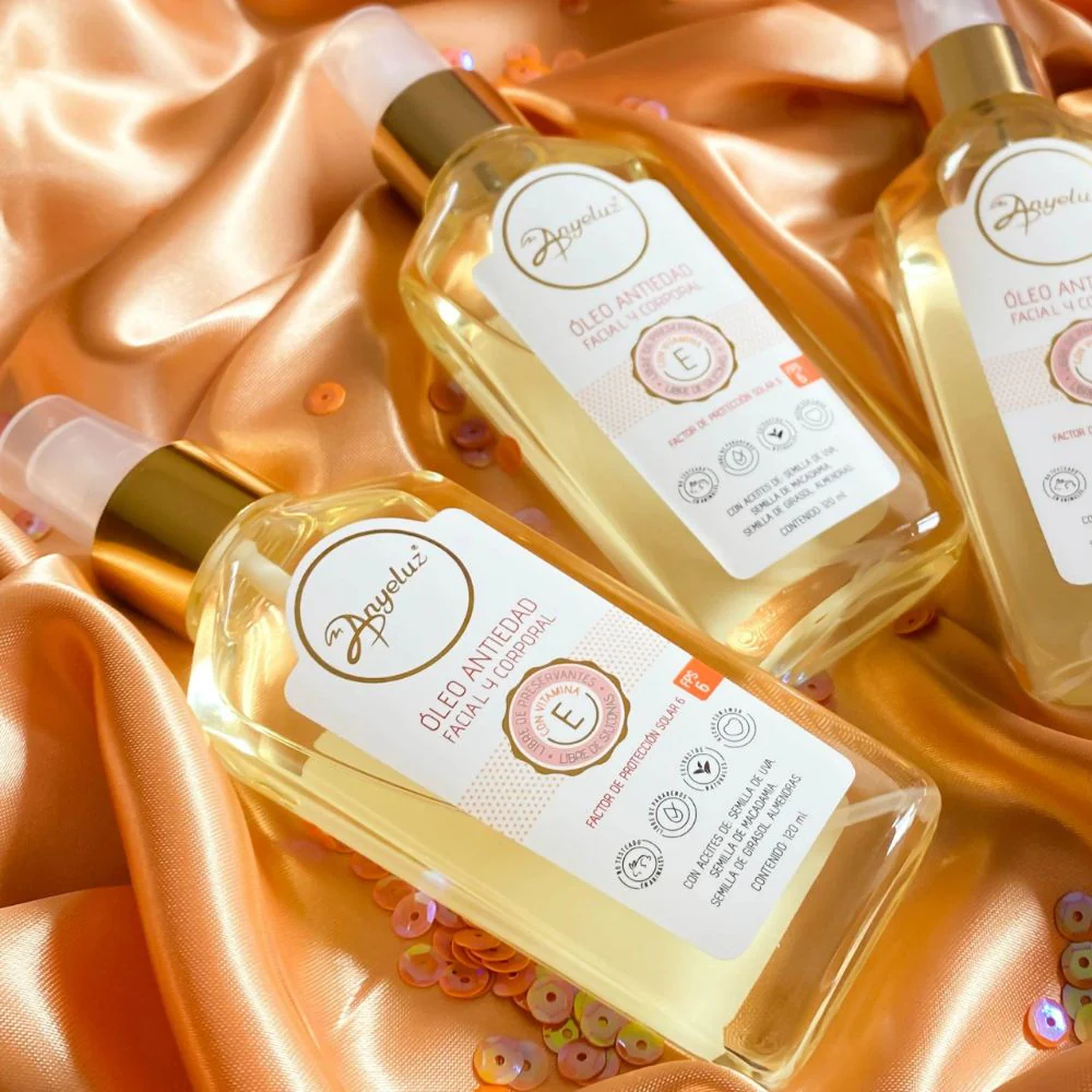 Anyeluz Oleo Antiedad facial corporal y Anyeluz Jalea Limpiadora Facial (Pack 2)