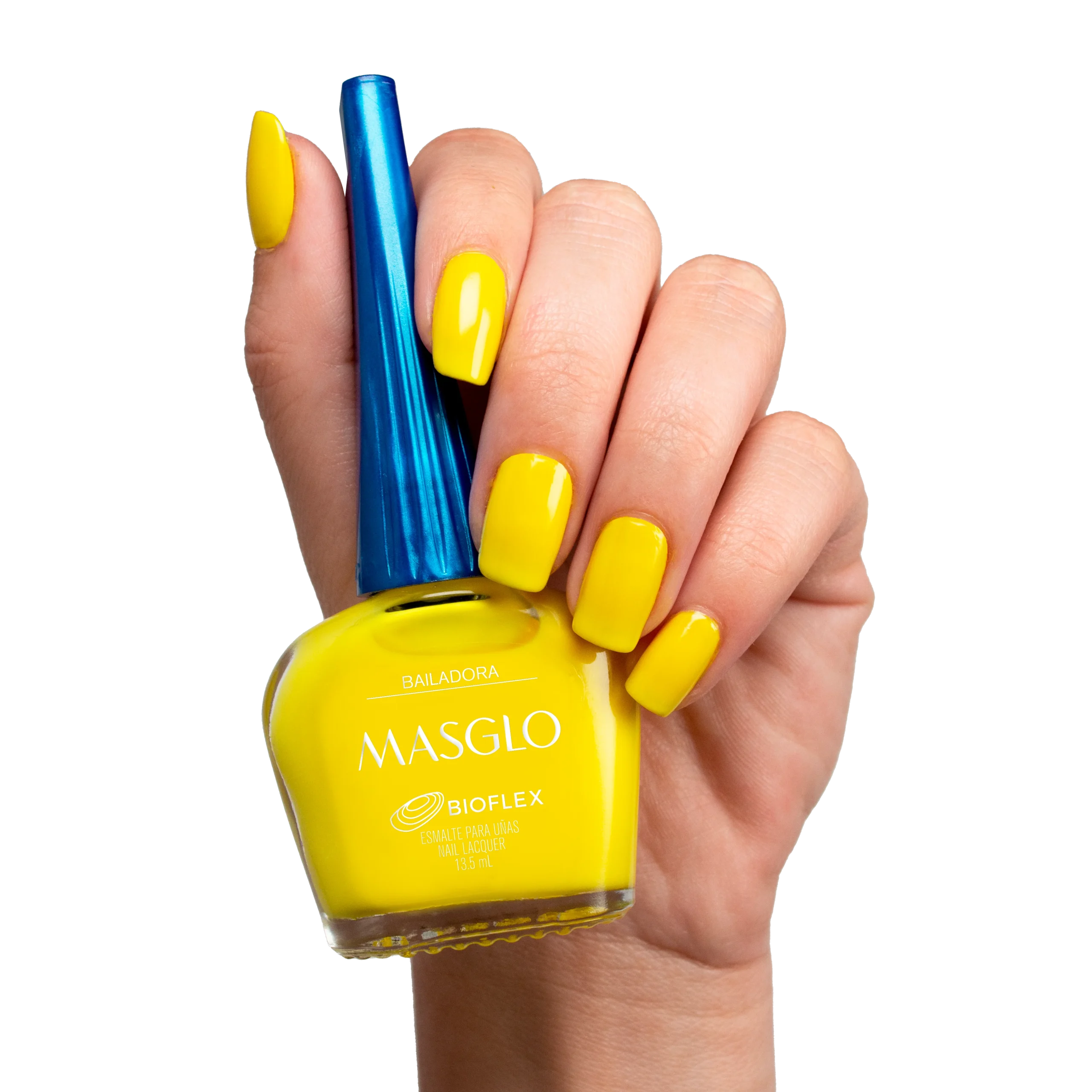 BAILADORA – ESMALTE TRADICIONAL CREMOSO MASGLO 13,5 ML – GAMA AMARILLO