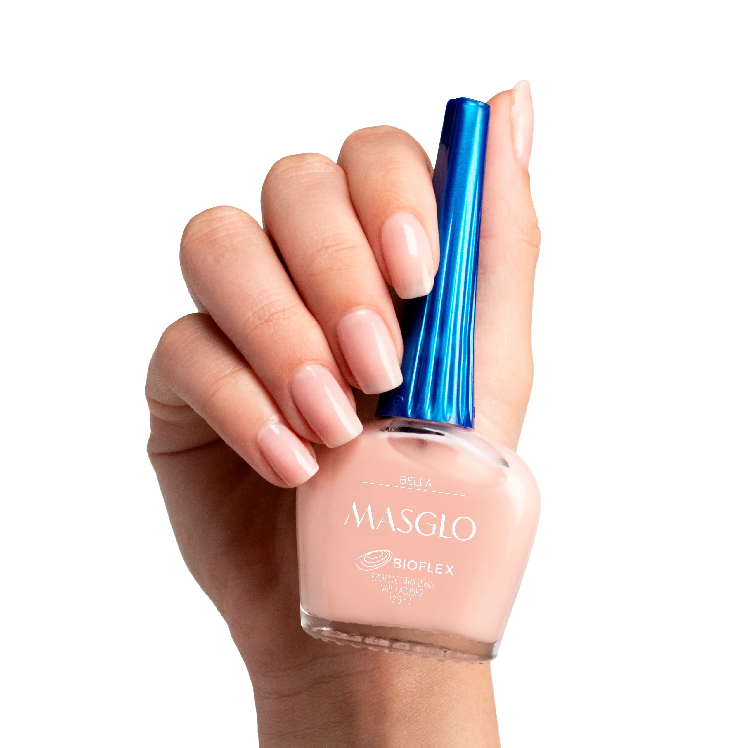 BELLA – ESMALTE TRADICIONAL TRASLUCIDO MASGLO 13,5 ML – GAMA ROSADO