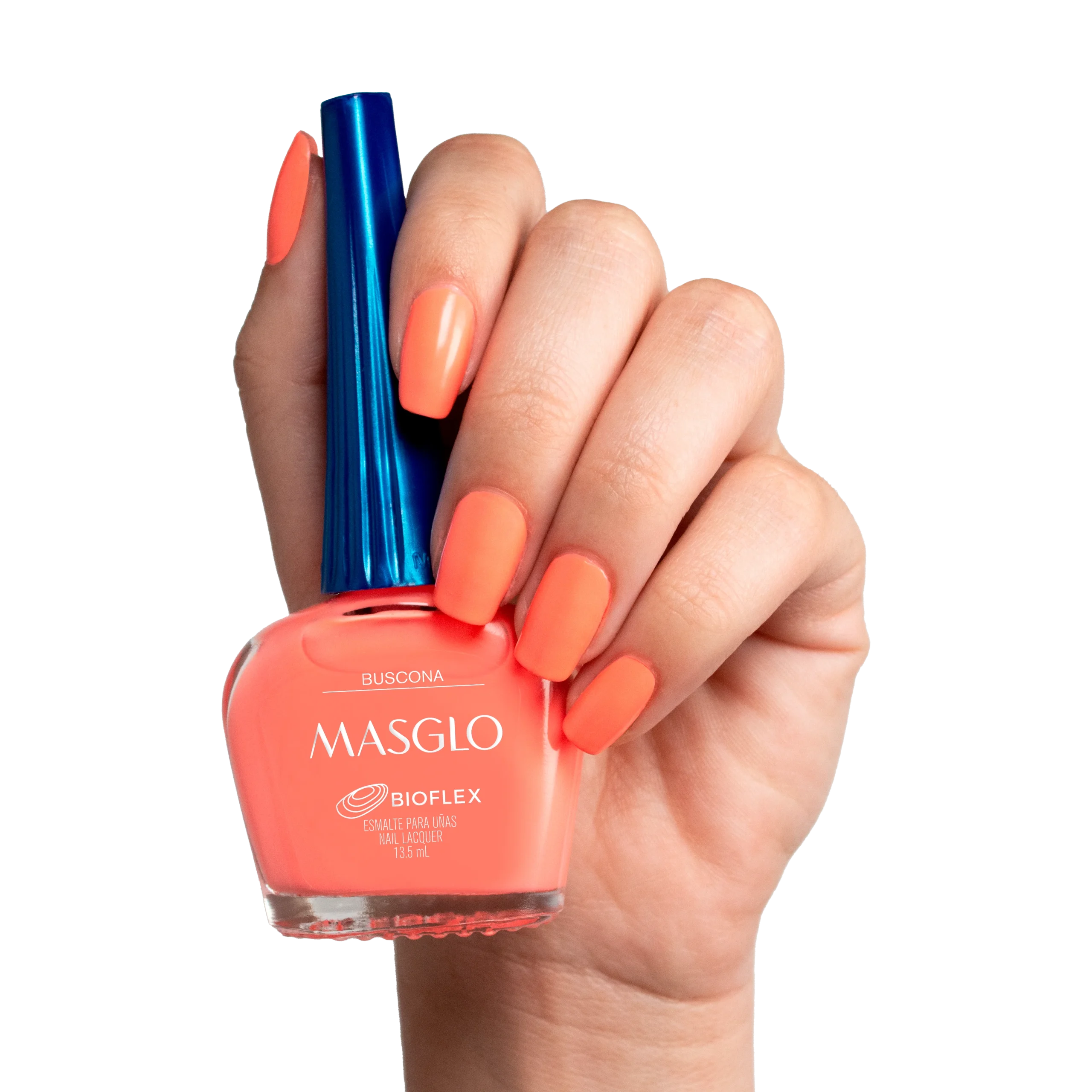 BUSCONA – ESMALTE TRADICIONAL CREMOSO MASGLO 13,5 ML – GAMA NARANJA