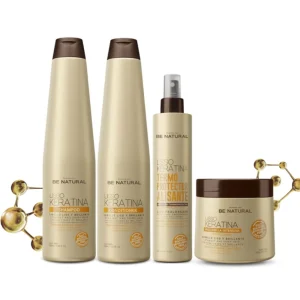 Be Natural lisso keratina (4 Pack) Lisso keratina termoprotector alisante Be Natural Shampoo Lisso Keratina Be Natural Acondicionador y Mascarilla Lisso Keratina Liso keratina