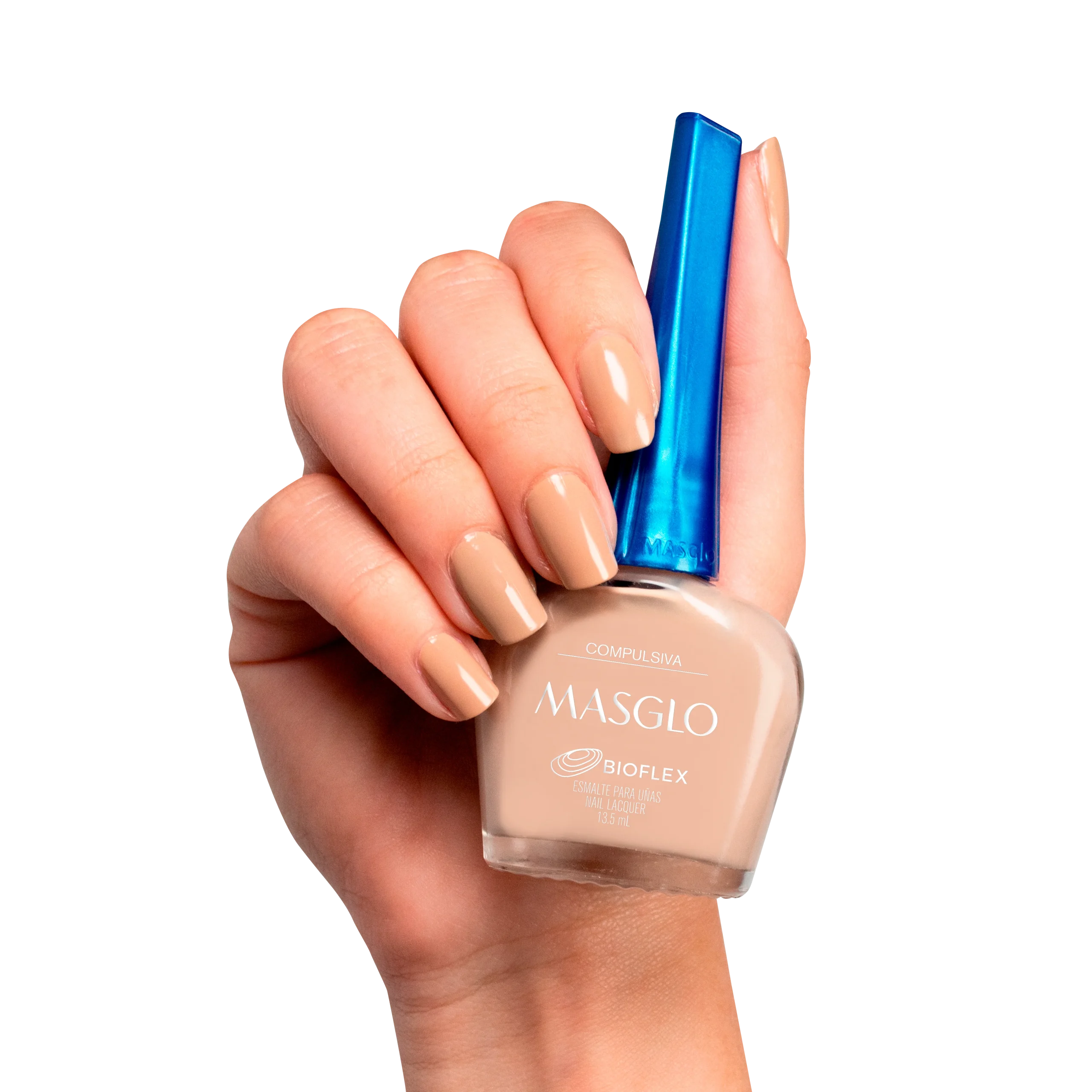 COMPULSIVA – ESMALTE TRADICIONAL CREMOSO MASGLO 13,5 ML – GAMA MARRON