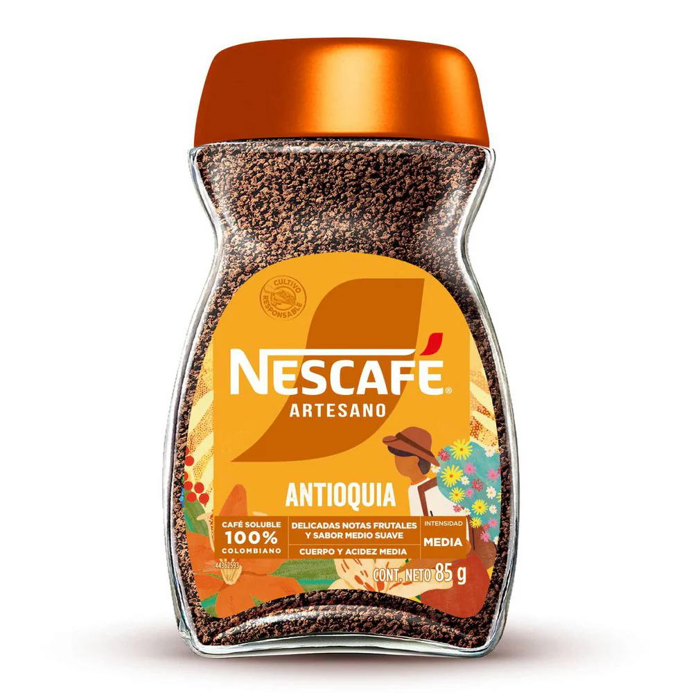 NESCAFE CAFE ARTESANO ANTIOQUIA (85  gr)