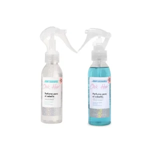 Click Hair Perfume para el cabello Transparente y Azul (2 Pack)