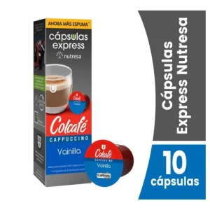 Colcafe Cappuccino Capsulas Express Vainilla Cafe - 10 unid (1 pack)
