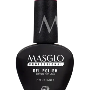 CONFIABLE - ESMALTE SEMIPERMANENTE MASGLO PROFESSIONAL GEL POLISH 14 ML CREMOSO - GAMA ROSADO