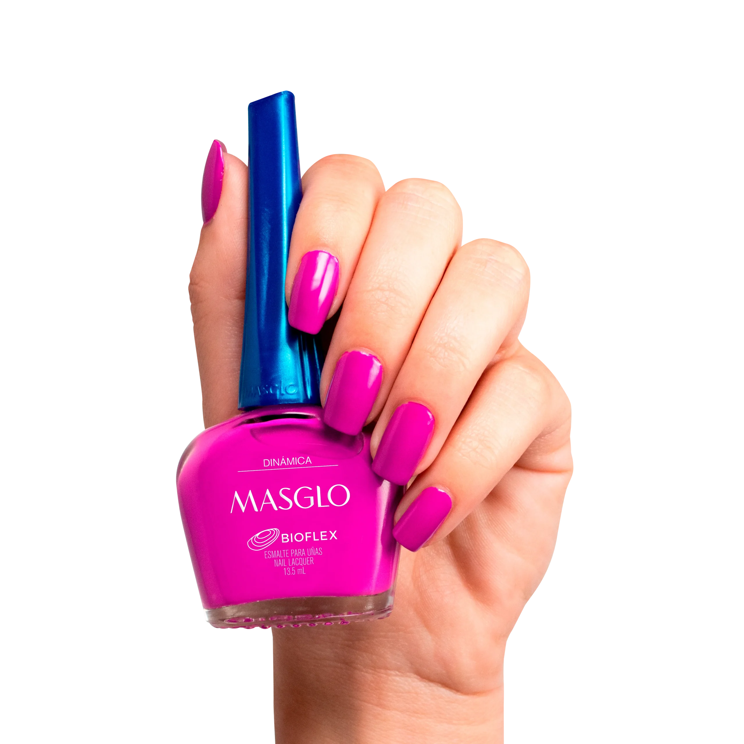 DINAMICA – ESMALTE TRADICIONAL CREMOSO MASGLO 13,5 ML – GAMA FUCSIA