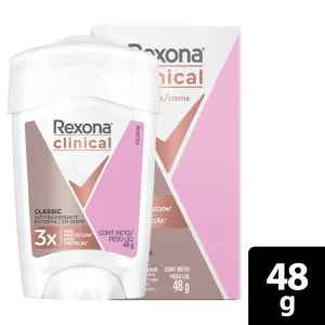 rexona clinical classic desodorante crema antitranspirante barra mujer x 48 gr
