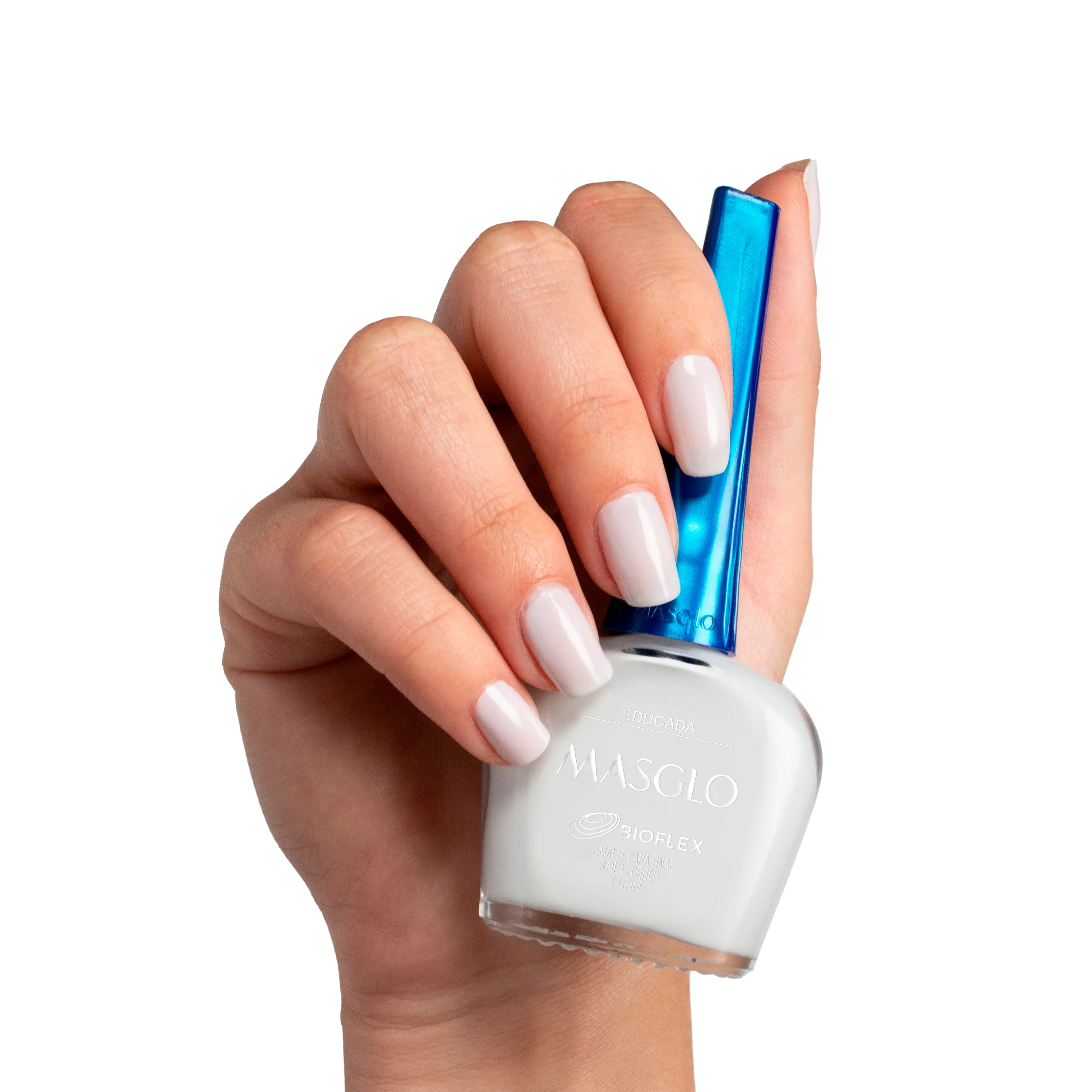 EDUCADA – ESMALTE TRADICIONAL CREMOSO MASGLO 13,5 ML – GAMA BLANCO