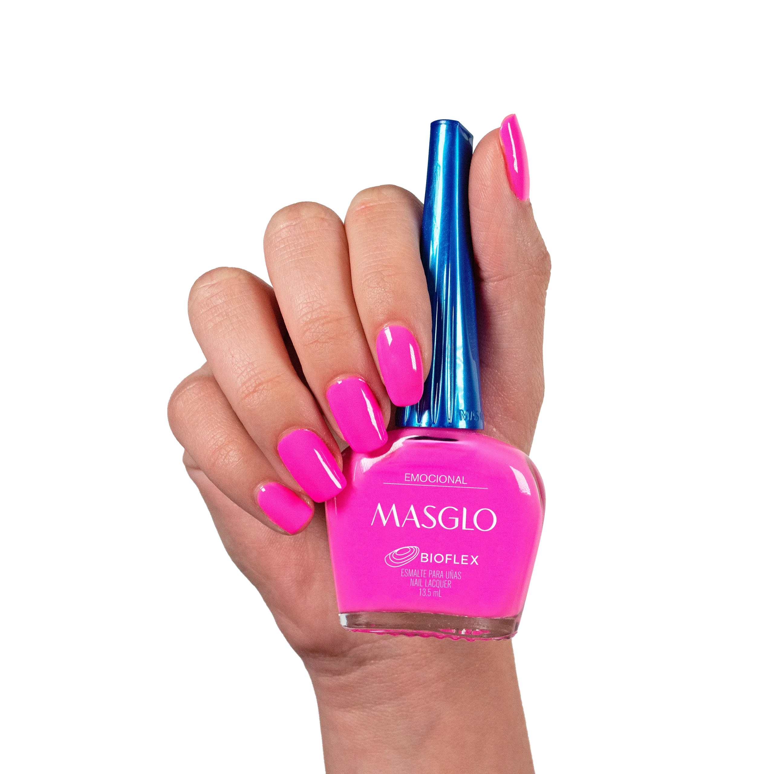 EMOCIONAL – ESMALTE TRADICIONAL CREMOSO MASGLO 13,5 ML – GAMA FUCSIA
