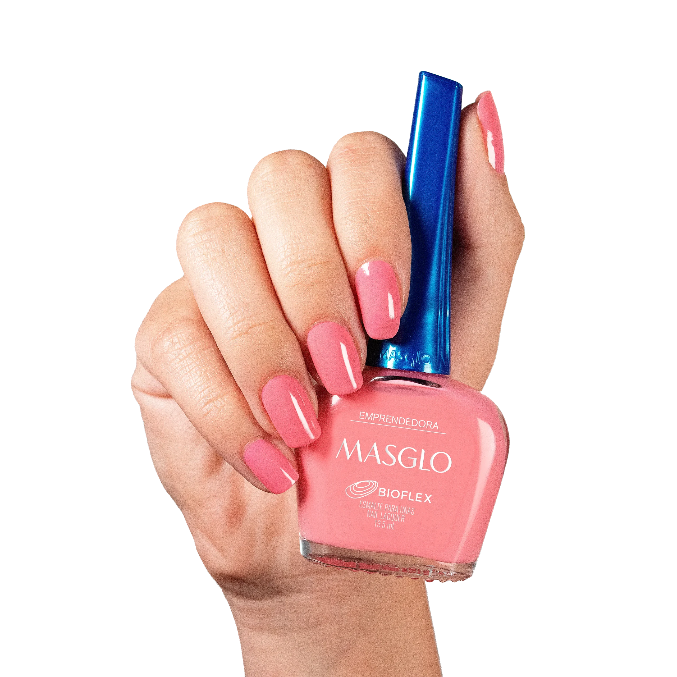 EMPRENDEDORA – ESMALTE TRADICIONAL CREMOSO MASGLO 13,5 ML – GAMA ROSADO