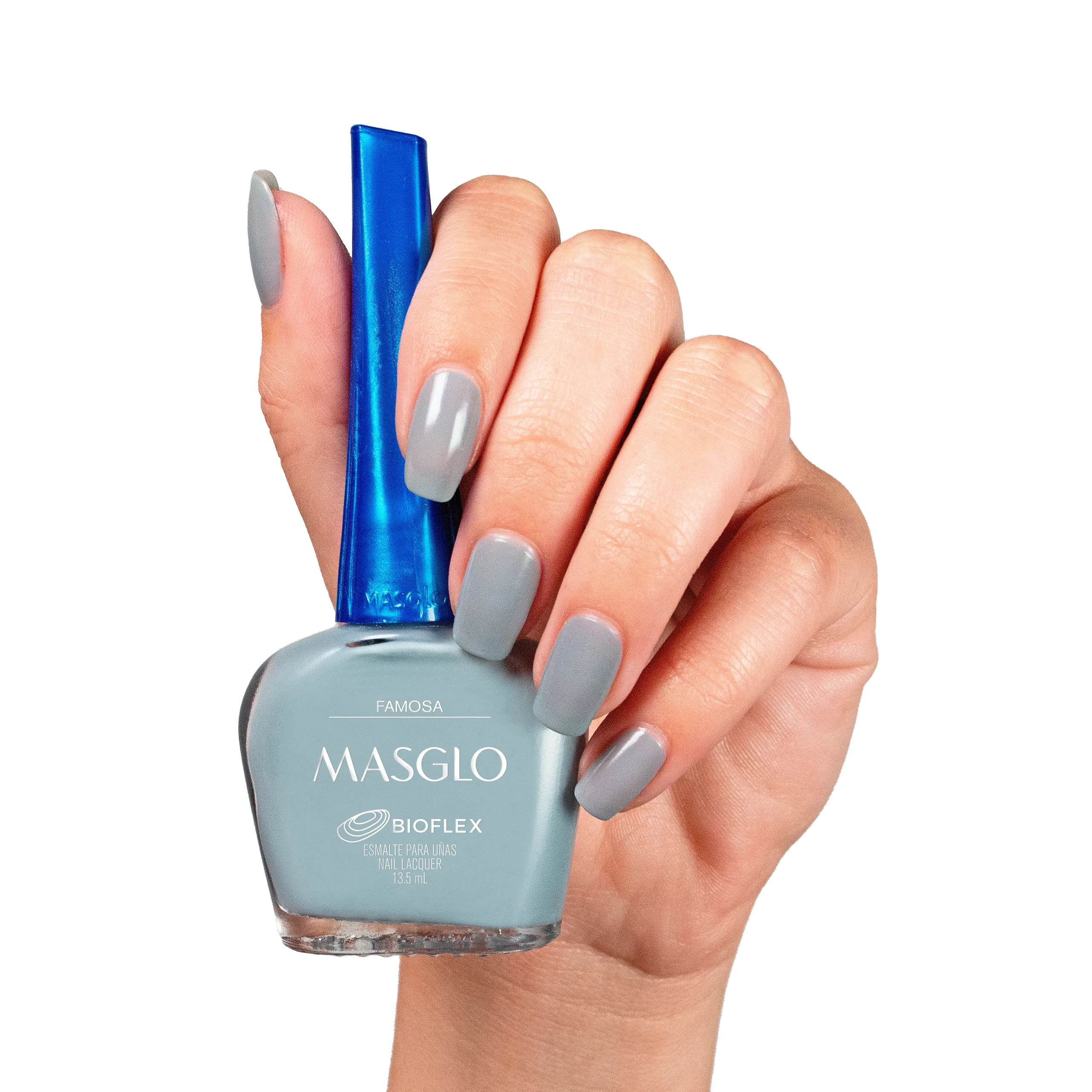 FAMOSA – ESMALTE TRADICIONAL CREMOSO MASGLO 13,5 ML – GAMA GRIS