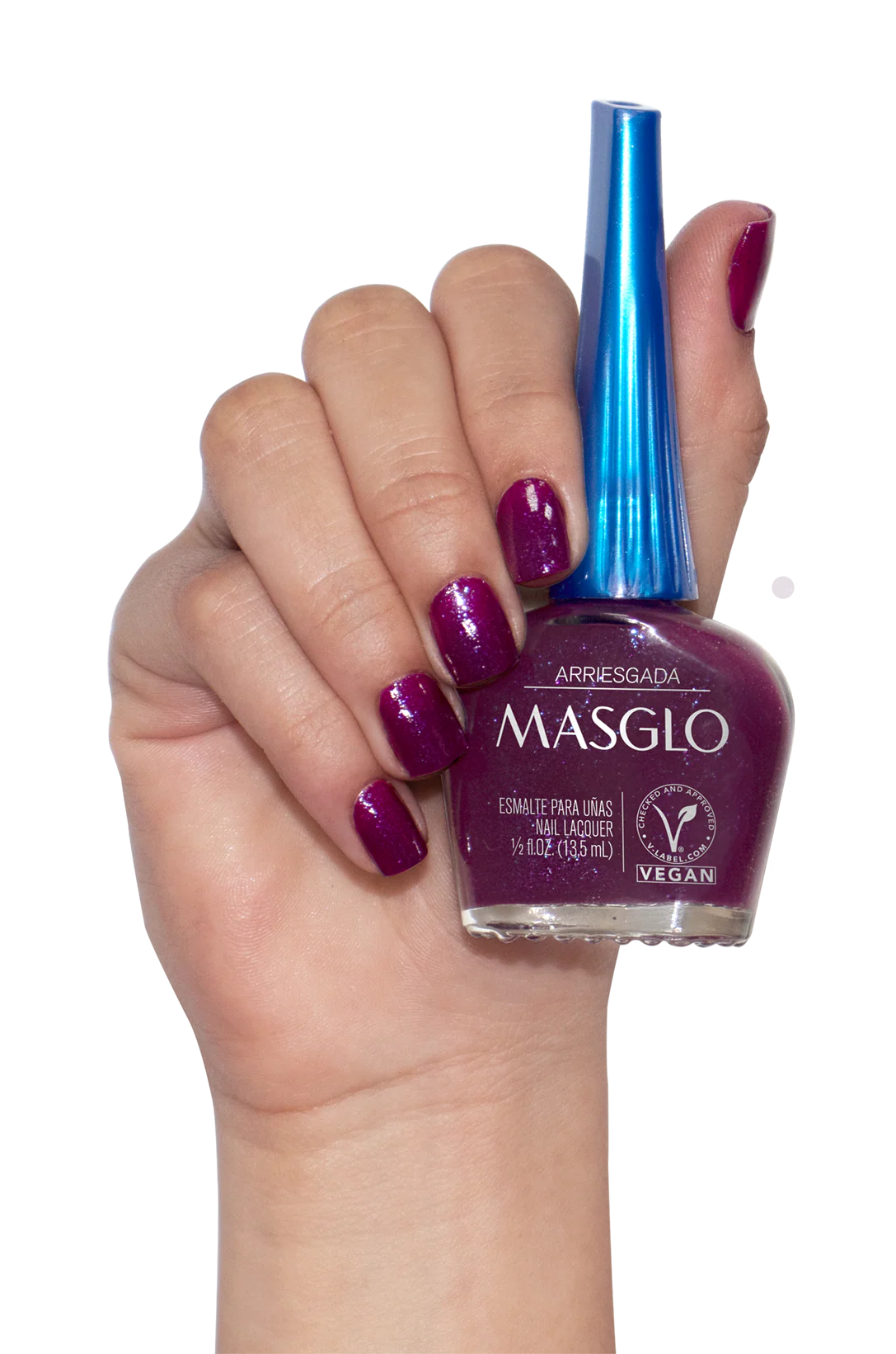ARRIESGADA – ESMALTE TRADICIONAL PERLADO MASGLO 13,5 ML – GAMA VIOLETA
