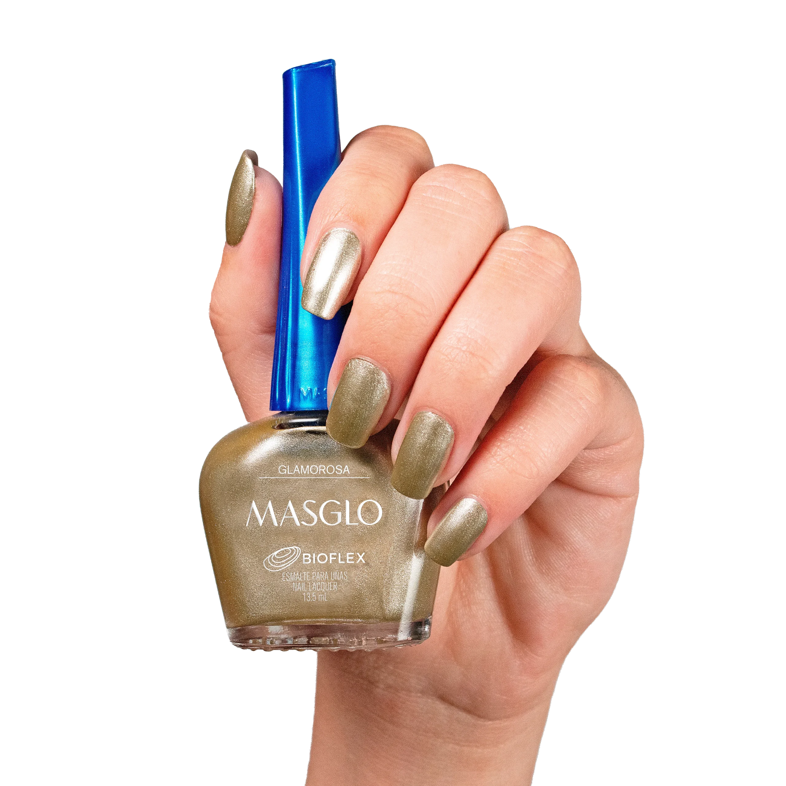 GLAMOROSA – ESMALTE TRADICIONAL METALIZADO MASGLO 13,5 ML – GAMA MARRON