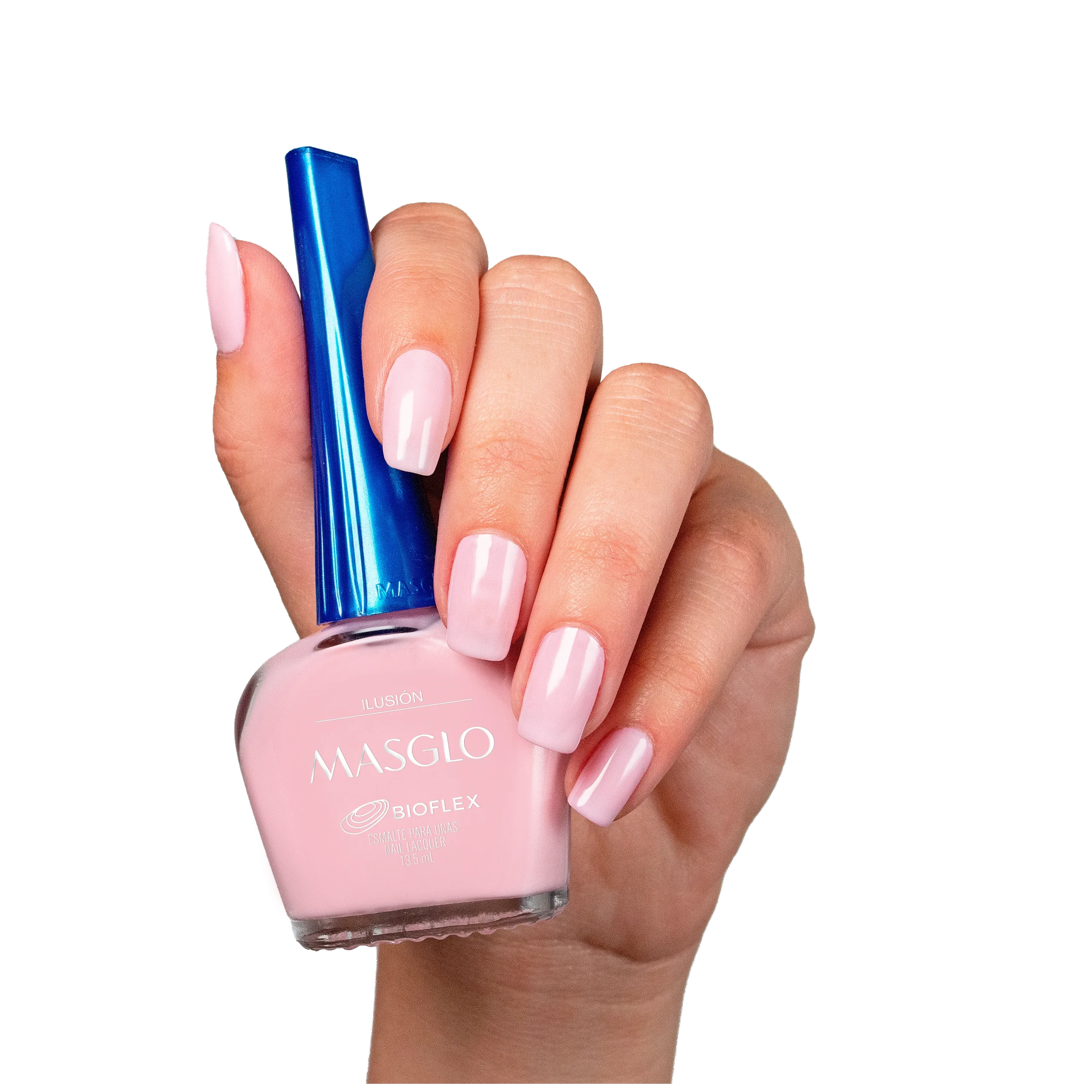 ILUSION – ESMALTE TRADICIONAL CREMOSO MASGLO 13,5 ML – GAMA ROSADO