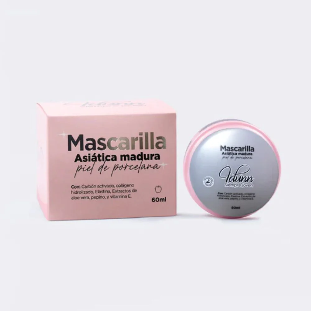Idunn piel perfecta Mascarilla asiatica piel de porcelana (pieles maduras) x60ml - Imagen 4