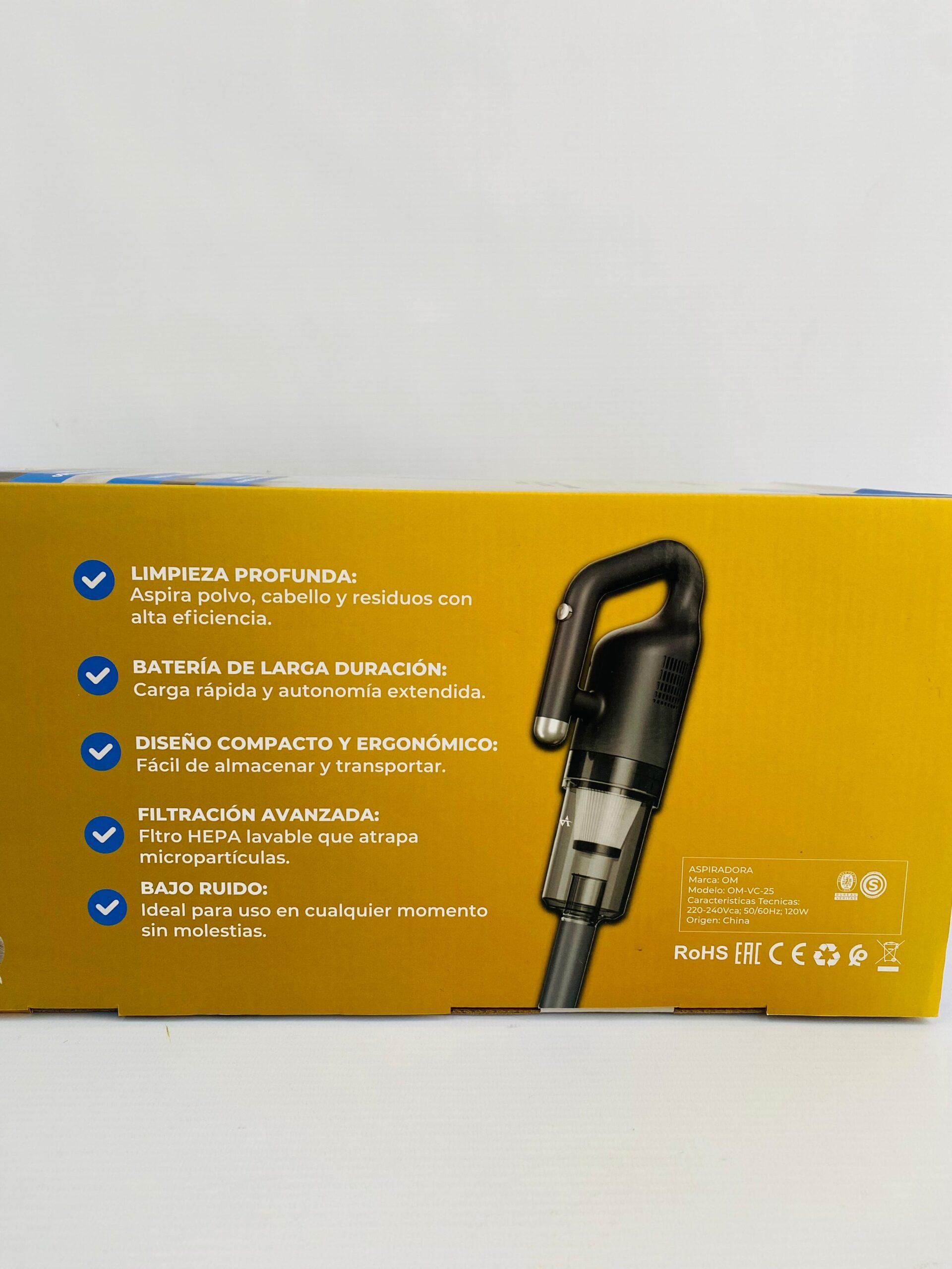 OMVC25 – ASPIRADORA INALAMBRICA OM