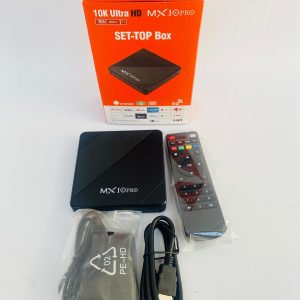 TBOXM – TV BOX MX10PRO CAJA NARANJA CON MAGIS INCLUIDO