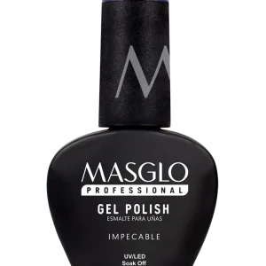IMPECABLE - ESMALTE SEMIPERMANENTE MASGLO PROFESSIONAL GEL POLISH 14 ML PERLADO - GAMA MORADO