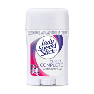 Lady Speed Stick Desodorante Clinical Complete Antibacterial Powder En Crema x 55gr
