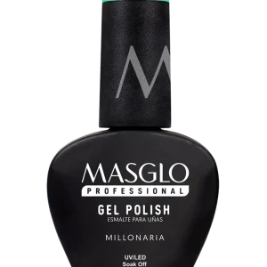 MILLONARIA - ESMALTE SEMIPERMANENTE MASGLO PROFESSIONAL GEL POLISH 14 ML CREMOSO - GAMA VERDE