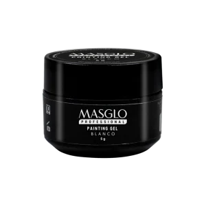 PAINTING GEL BLANCO - ESMALTE DECORACIoN SEMIPERMANENTE MASGLO PROFESSIONAL GEL POLISH 5 GR CREMOSO - GAMA BLANCO