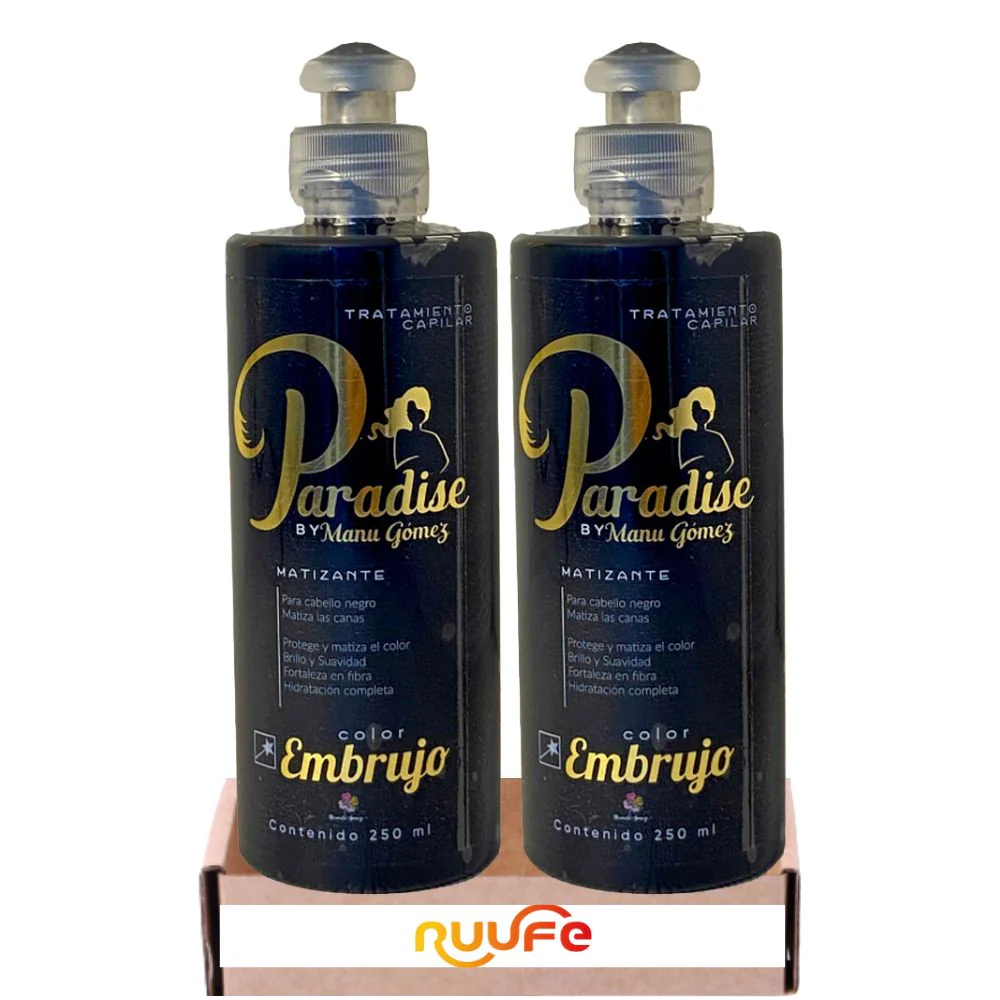 Negro Matizantes Embrujo Paradise By Manuela Gomez 250gr (2 Pack)