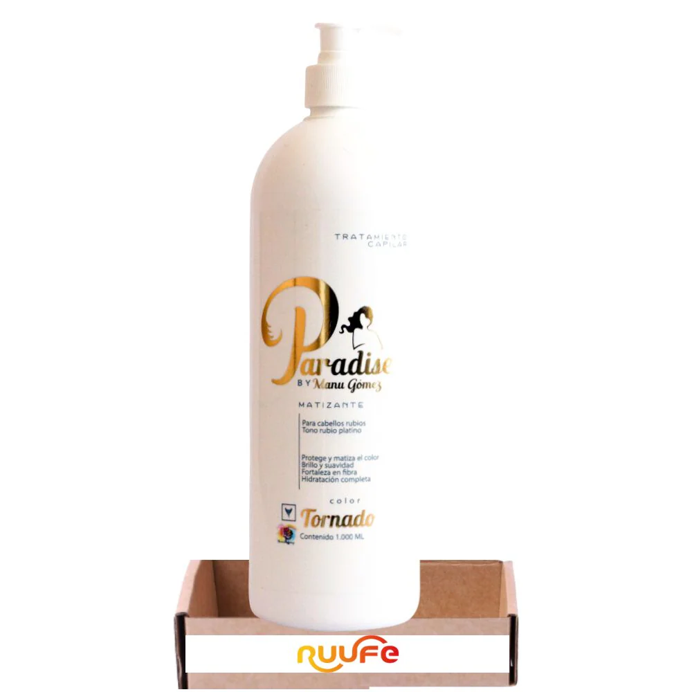 Beige Perla o Rubio Platino Matizante Tornado Paradise By Manuela Gomez 1 Litro