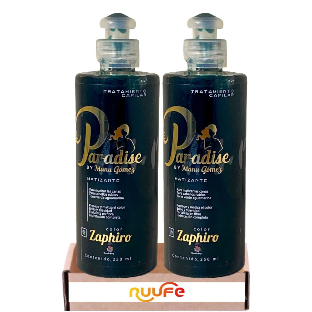 Verde aguamarina Matizante Zaphiro Paradise By Manuela Gomez 250gr (2 Pack)