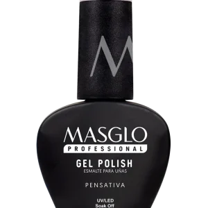PENSATIVA - ESMALTE SEMIPERMANENTE MASGLO PROFESSIONAL GEL POLISH 14 ML CREMOSO - GAMA GRIS