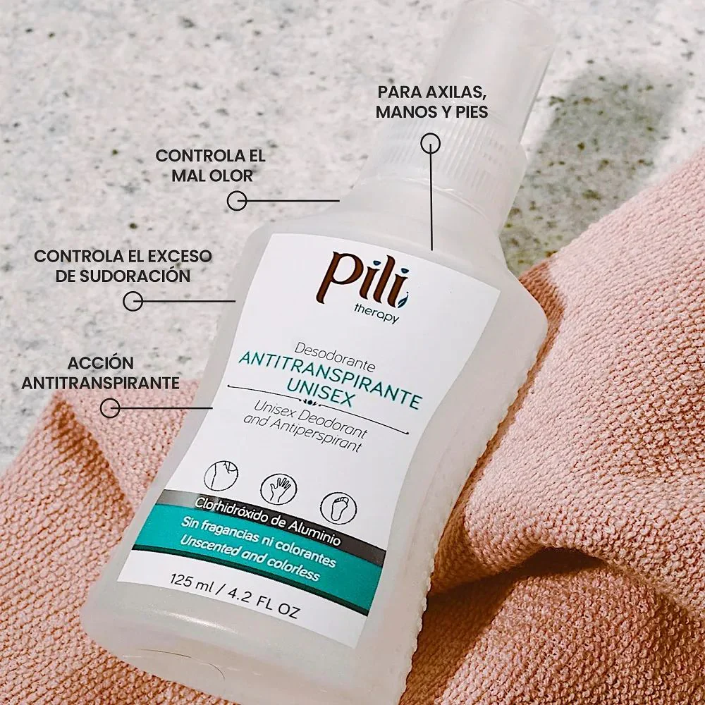 Pili Desodorante Antitranspirante Unisex 125mL
