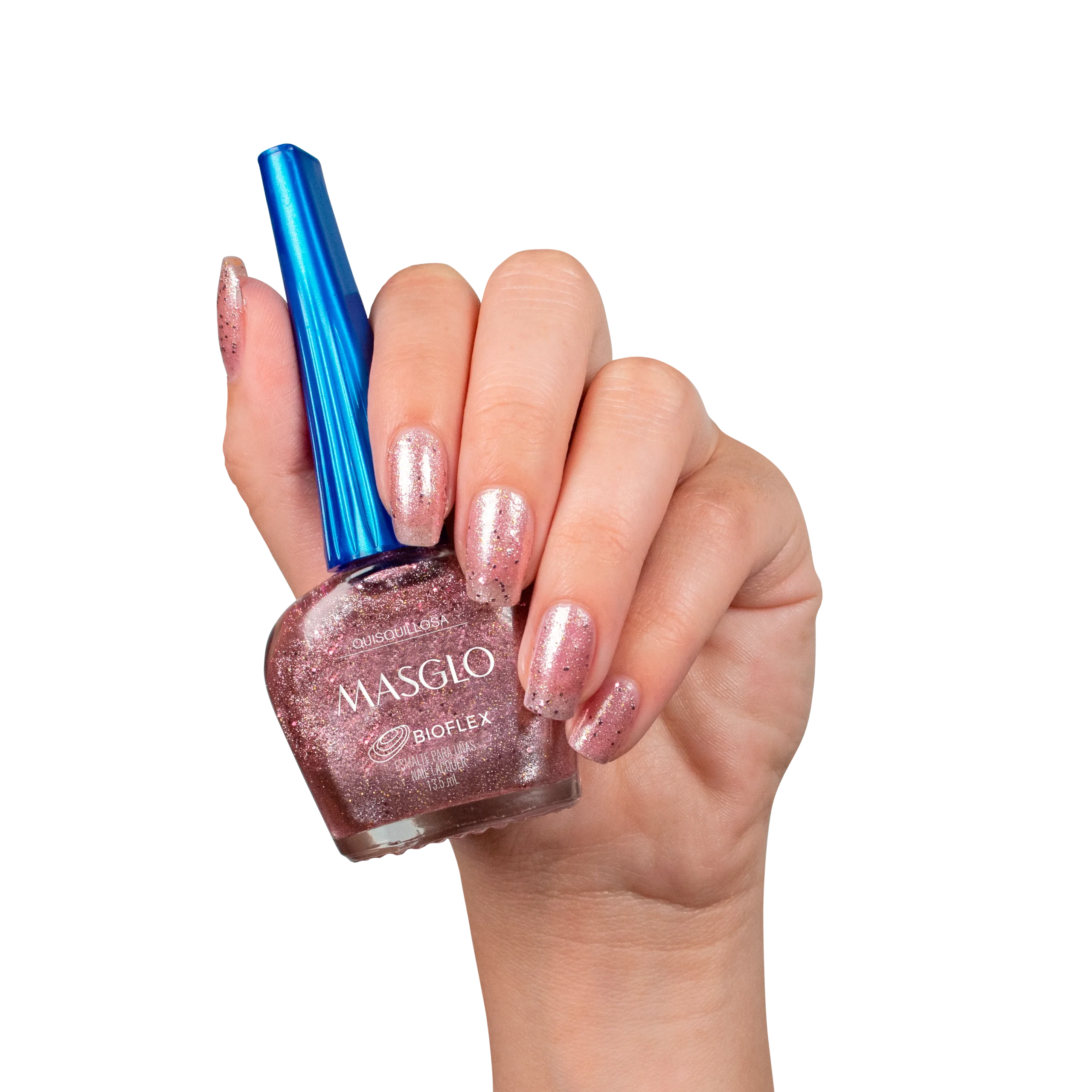 QUISQUILLOSA – ESMALTE TRADICIONAL PERLADO MASGLO 13,5 ML – GAMA ROSADO