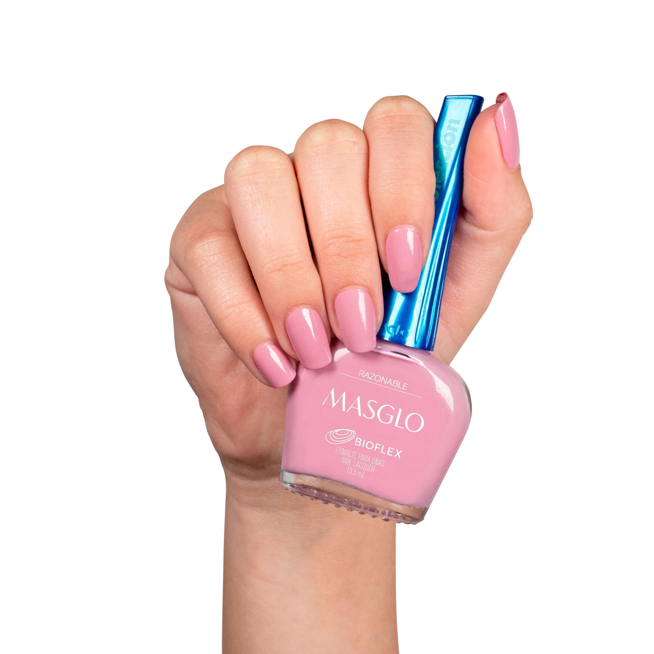 RAZONABLE – ESMALTE TRADICIONAL CREMOSO MASGLO 13,5 ML – GAMA ROSADO