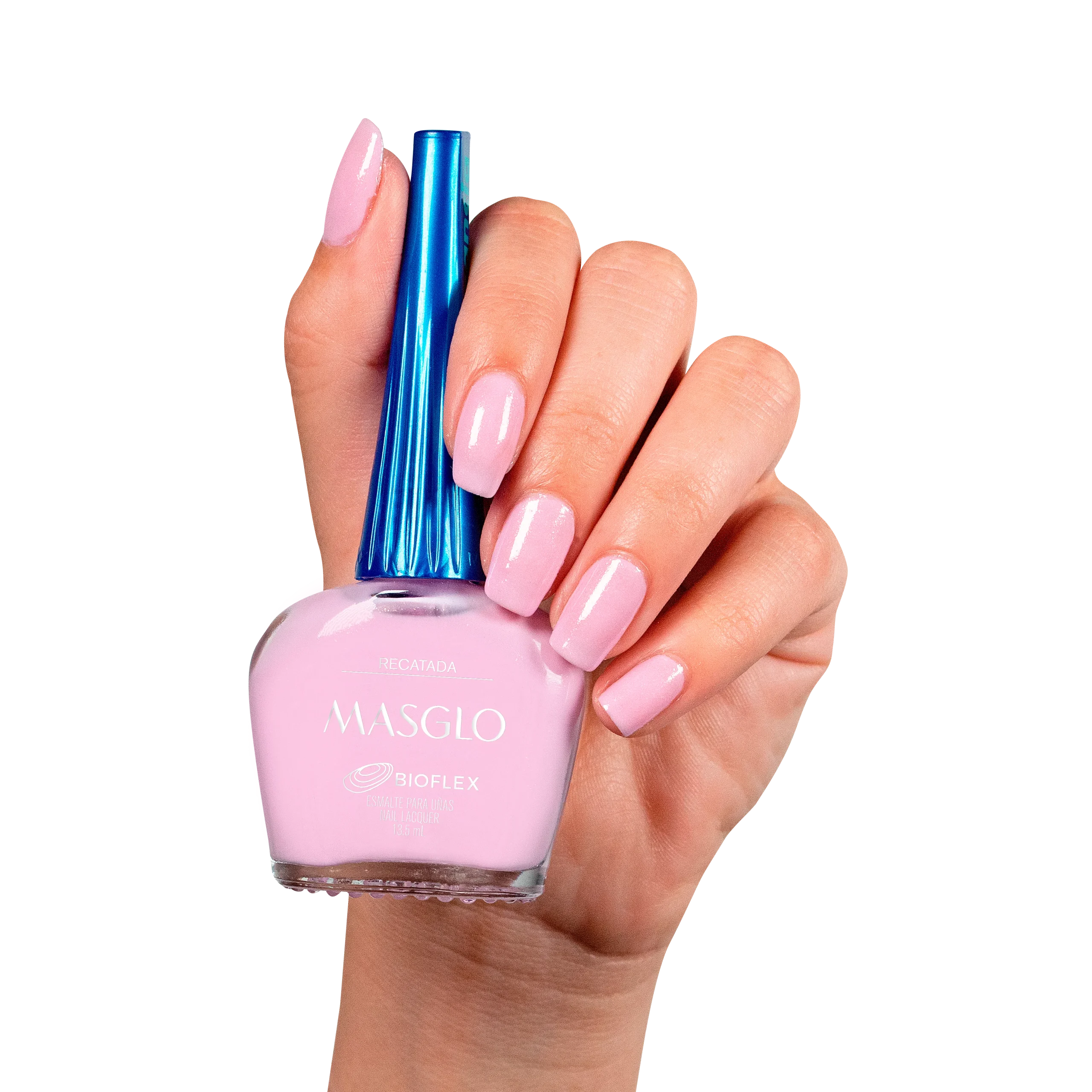 RECATADA – ESMALTE TRADICIONAL CREMOSO MASGLO 13,5 ML – GAMA ROSADO