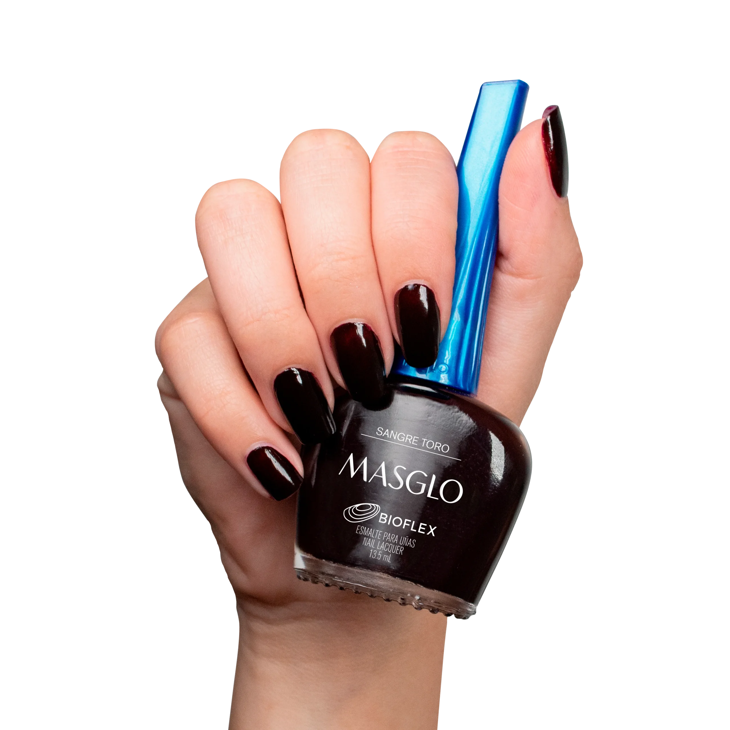 SANGRE TORO – ESMALTE TRADICIONAL CREMOSO MASGLO 13,5 ML – GAMA ROJO