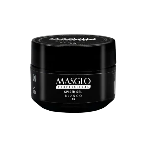 SPIDER GEL BLANCO - ESMALTE DECORACIoN SEMIPERMANENTE MASGLO PROFESSIONAL GEL POLISH 5 GR CREMOSO - GAMA BLANCO