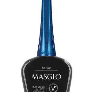 NEGRO - ESMALTE TRADICIONAL CREMOSO MASGLO 13,5 ML - GAMA NEGRO