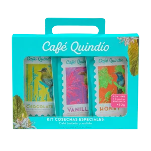 Cafe Quindio Kit Cosechas Especiales x3 Und x80g