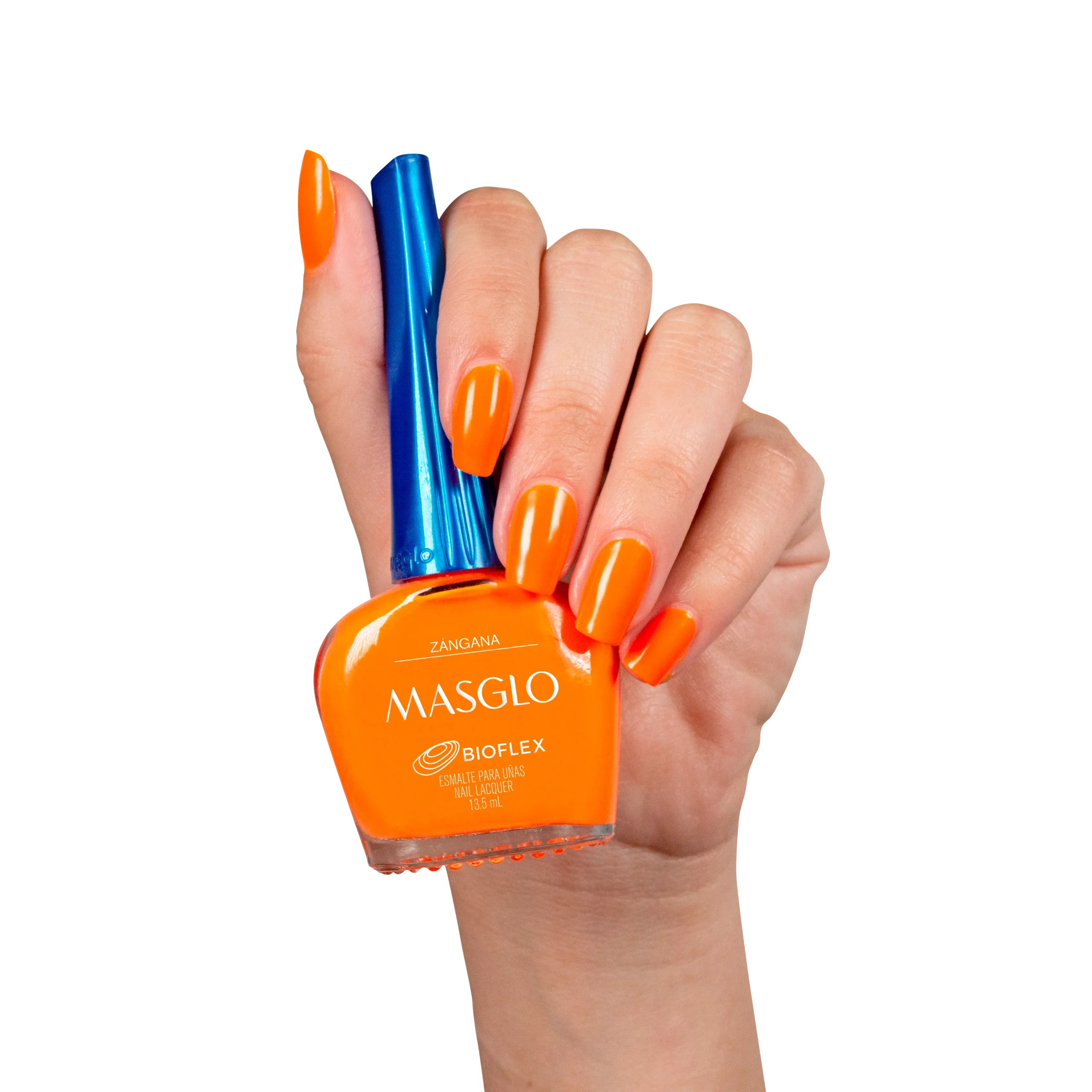 ZANGANA – ESMALTE TRADICIONAL CREMOSO MASGLO 13,5 ML – GAMA NARANJA
