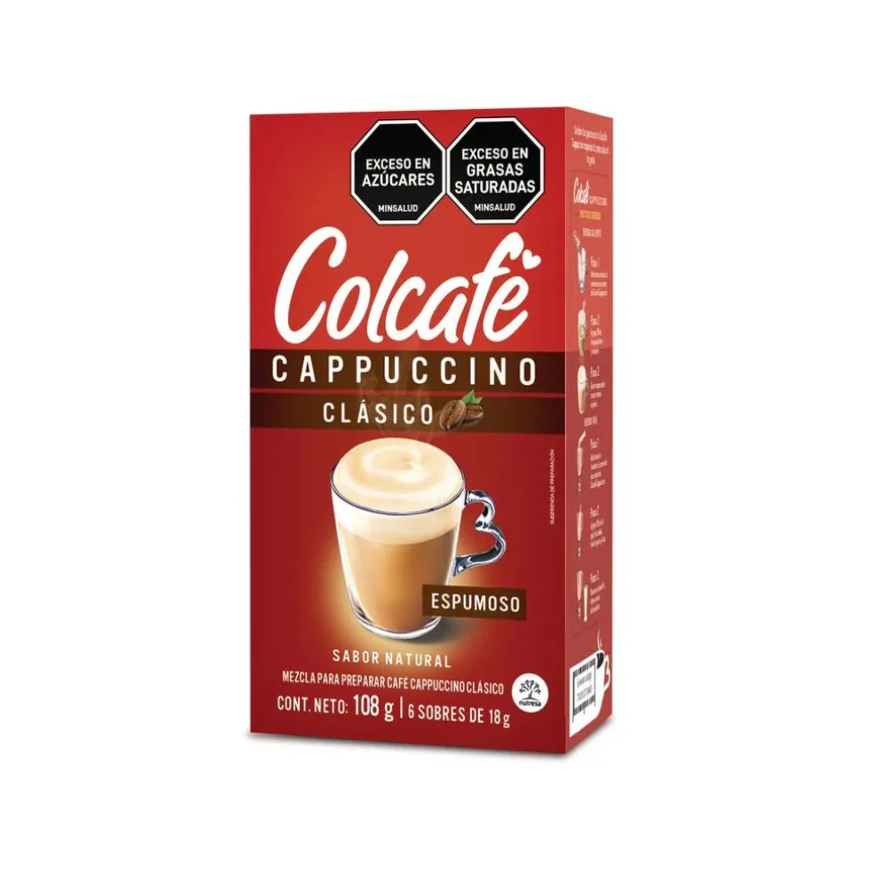 Colcafe Capuccino Clasico Cafe 108gr – 6 unid (1 pack)