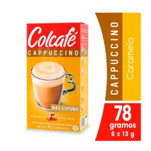 Colcafe Capuccino Caramelo Cafe 78g - 6 unid (1 pack)