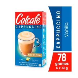 Colcafe Capuccino Vanilla Cafe 108g - 6 unid (1 pack)
